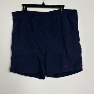 Weekenders Men’s Navy Blue Athletic Shorts Size M Elastic Waist Swim Trunks